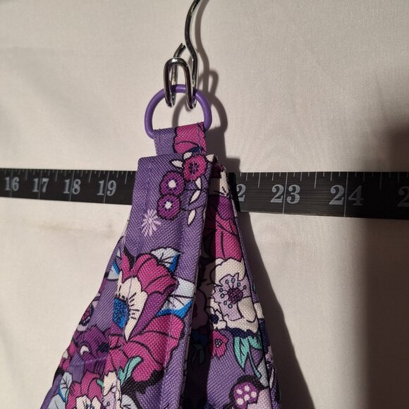 Vera Bradley Sling Crossbody Bag/Pack Backpack Purple Floral - Picture 5 of 16